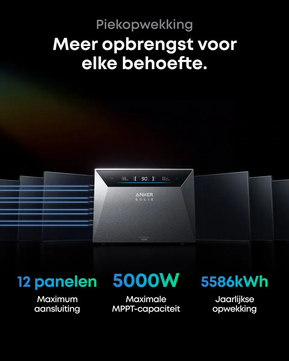 Anker SOLIX Solarbank 4 Pro 5000Wh - 2500W Bidirectioneel - afbeelding 6 van 6