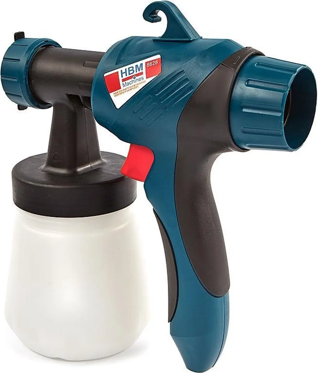 HBM Machines 8628 Elektrische Verfspuit 500W - 0,7L - Groen/Blauw