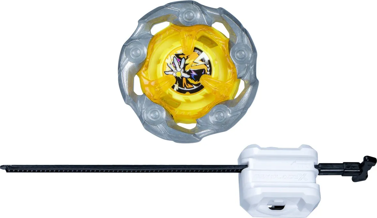 Hasbro Beyblade X Wand Wizard 5-70DB UX Starterpack Geel