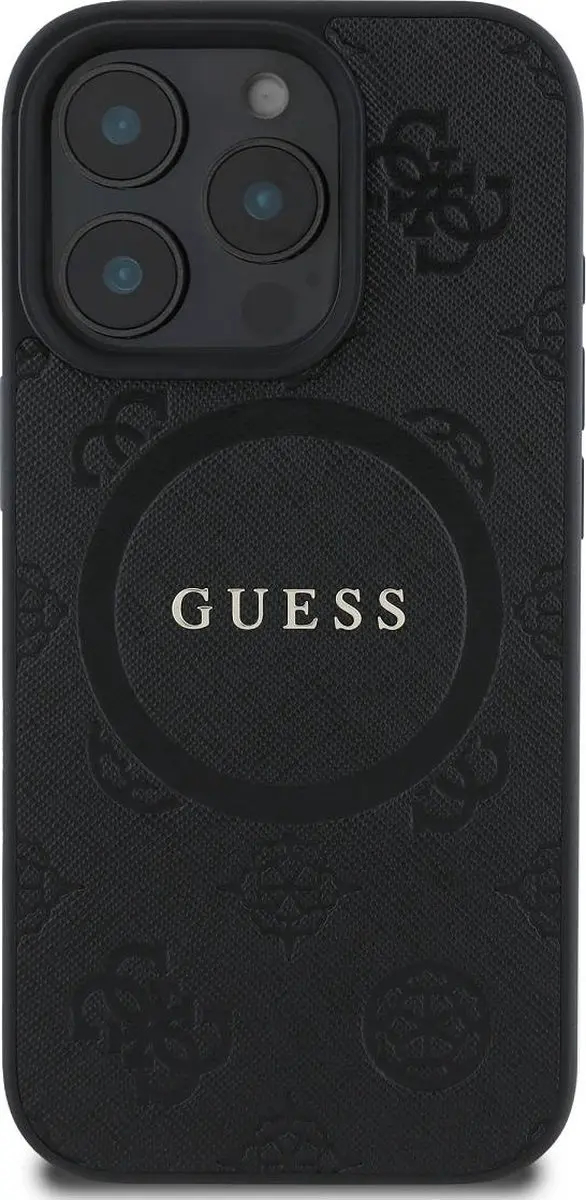 GUESS Backcover iPhone 16 Pro MagSafe - Zwart - afbeelding 6 van 6