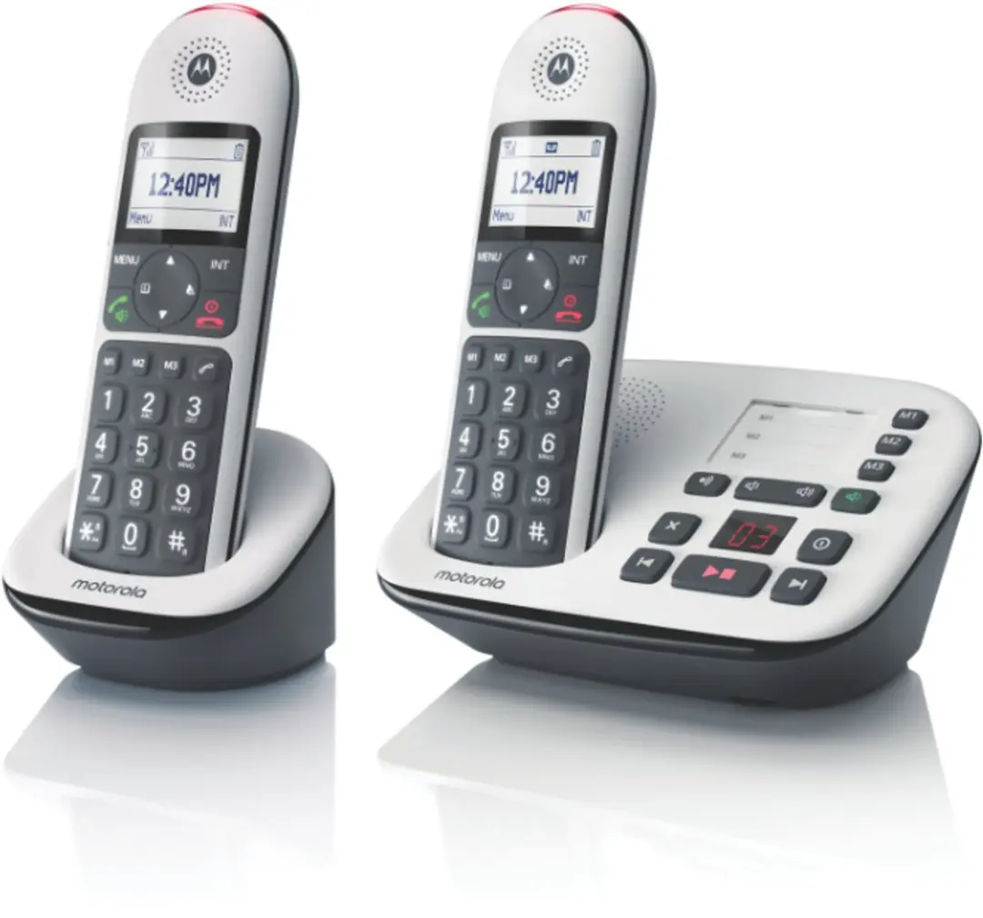 Motorola CD5012 Draadloze Telefoon - 2 Handsets - Wit
