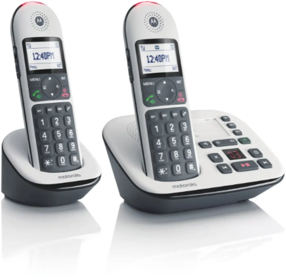 Motorola CD5012 Draadloze Telefoon - 2 Handsets - Wit