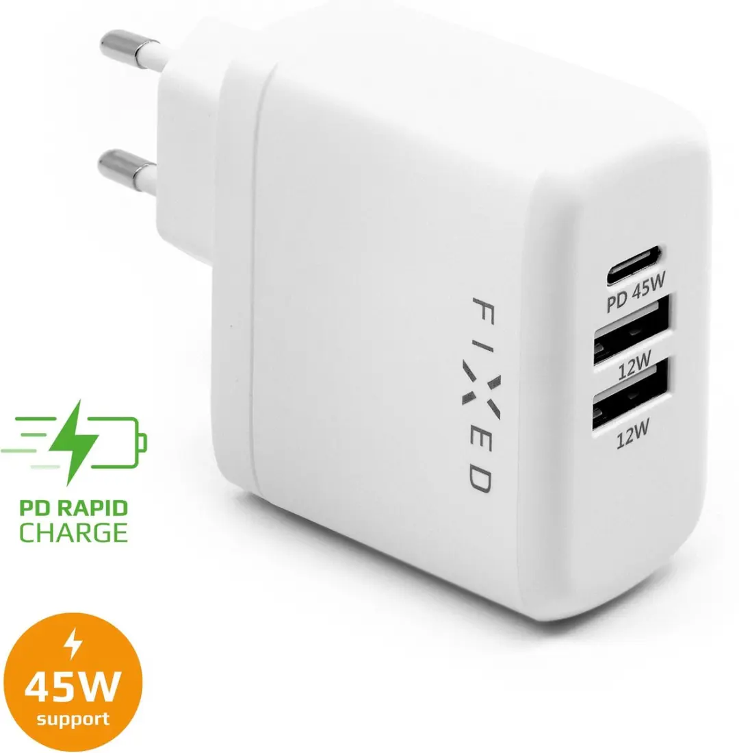 Fixed FIXC45-C2U-WH 45W USB-C Lader