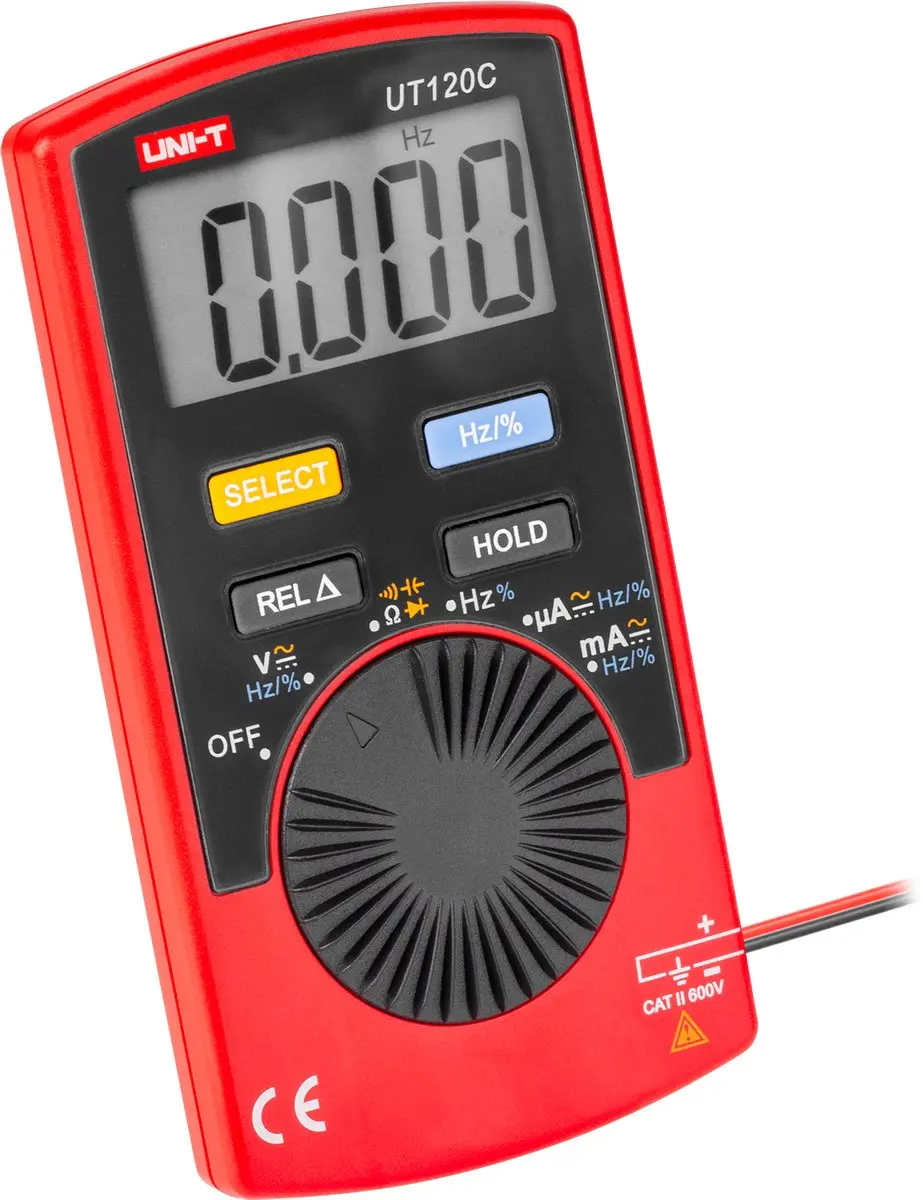 UNI-T UT120C Multimeter - Rood/Grijs