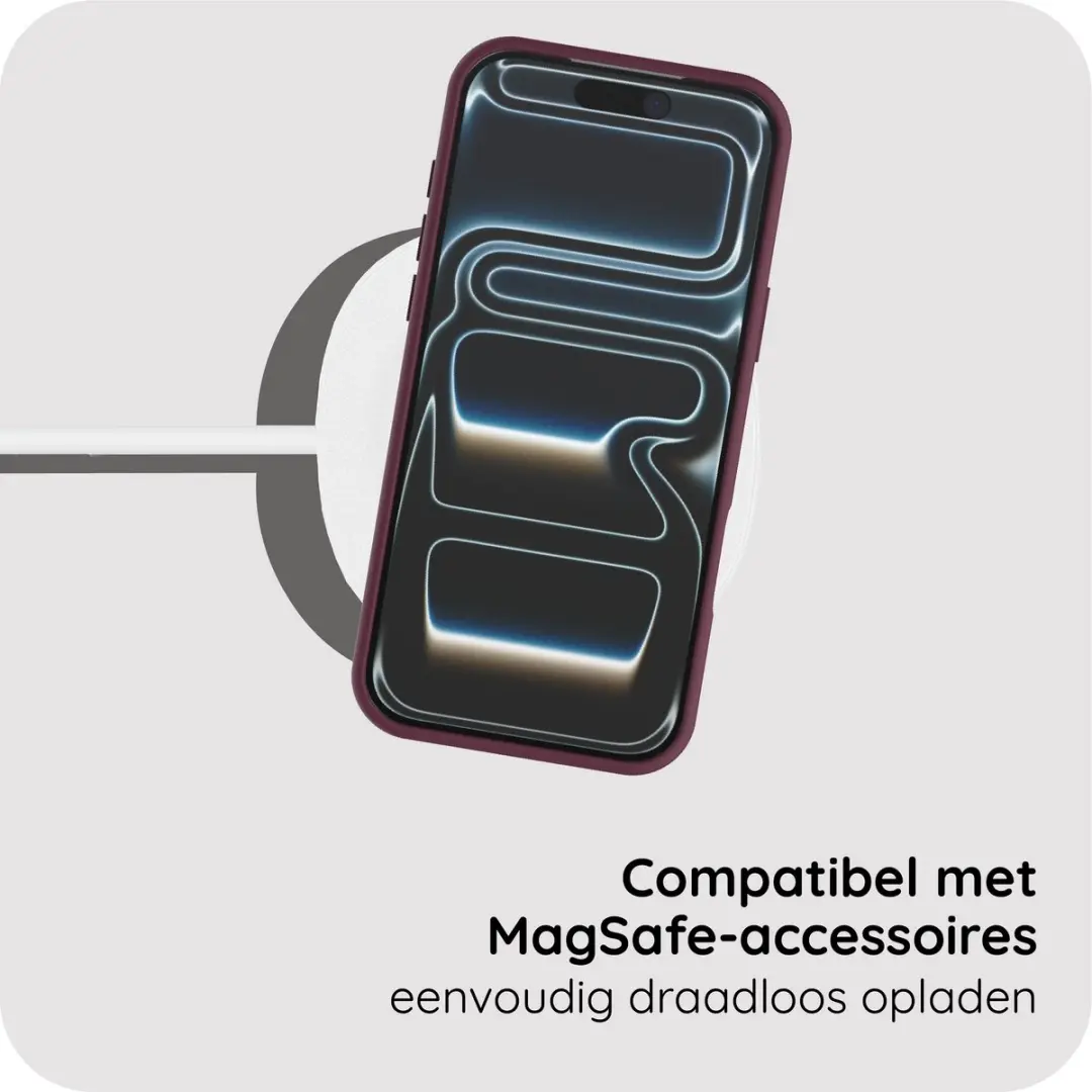 Just in Case iPhone 18 Pro Max Hoesje - MAP2938AE6M - Military Grade - Dark Cherry