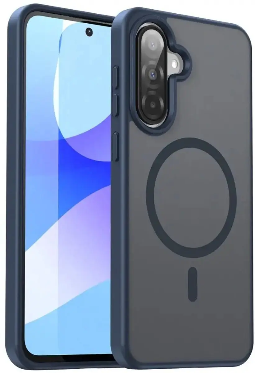 Selected Hoesje Samsung Galaxy A27 Hybrid Blauw