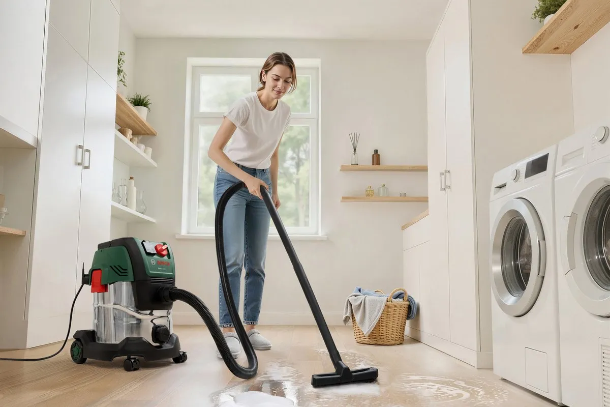 Bosch PAS20-220P Stofzuiger Alleszuiger - 1200W - Groen