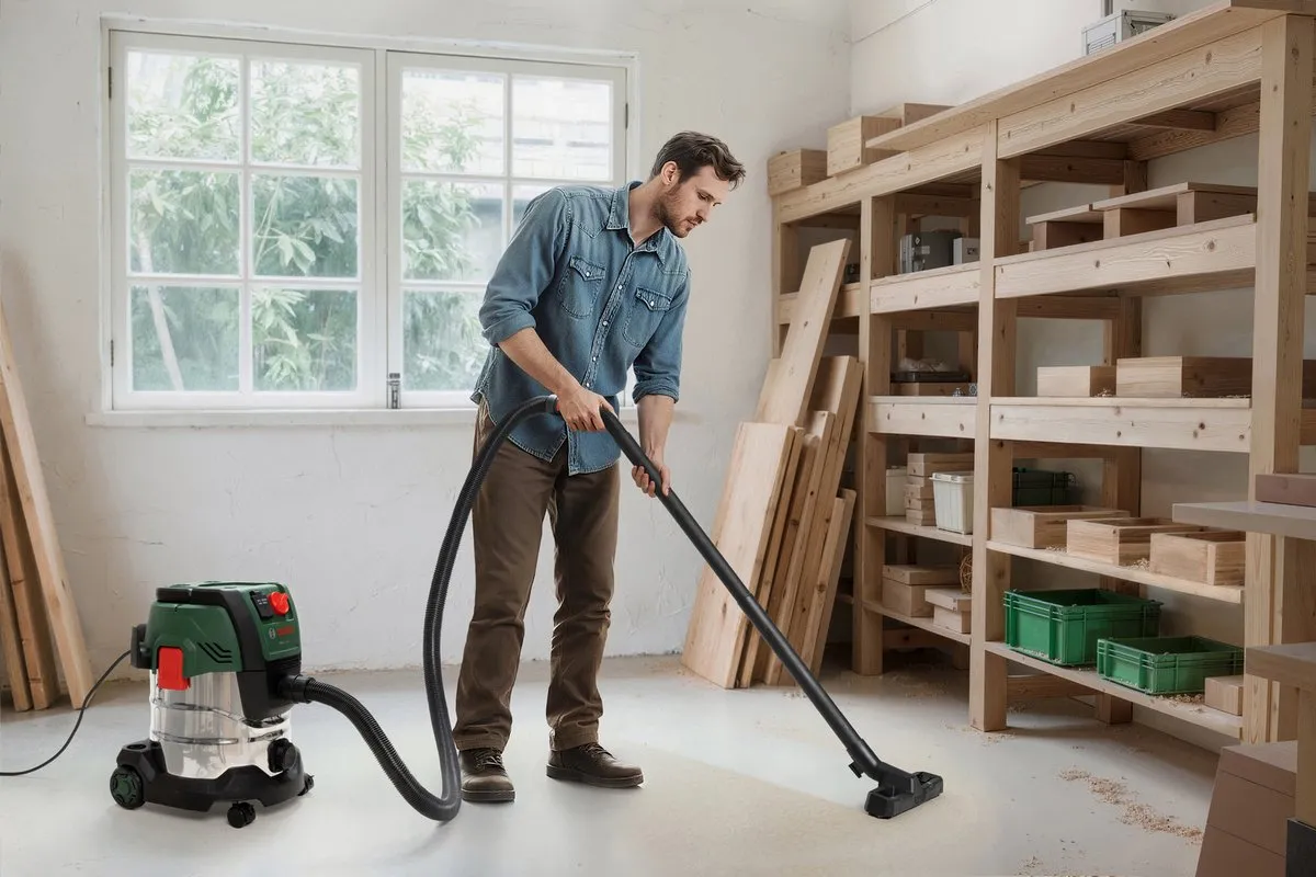 Bosch PAS20-220P Stofzuiger Alleszuiger - 1200W - Groen