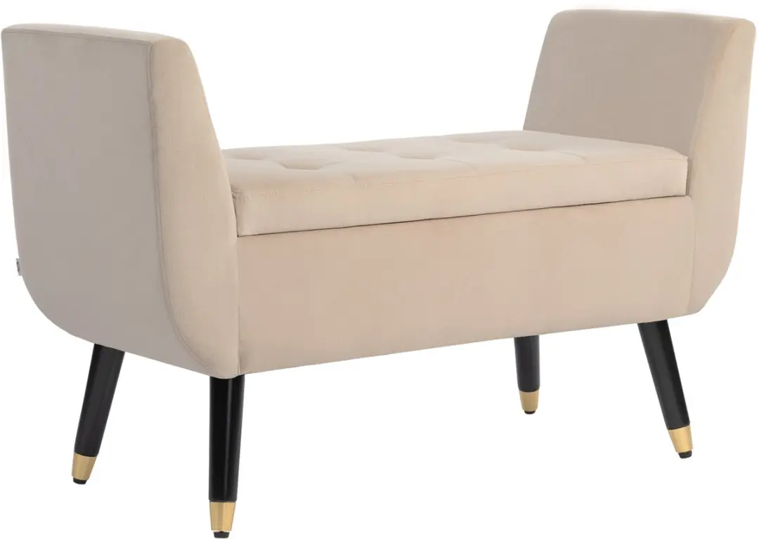 Homcom Sitzbank Beige - 107x42x65cm
