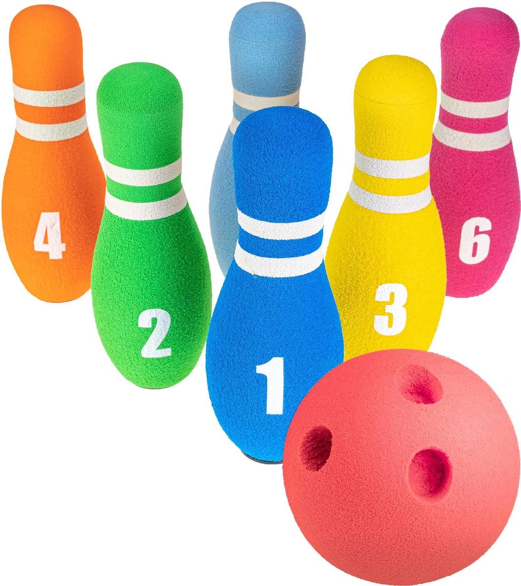 Tactic Foam Bowling Set - in en outdoor game