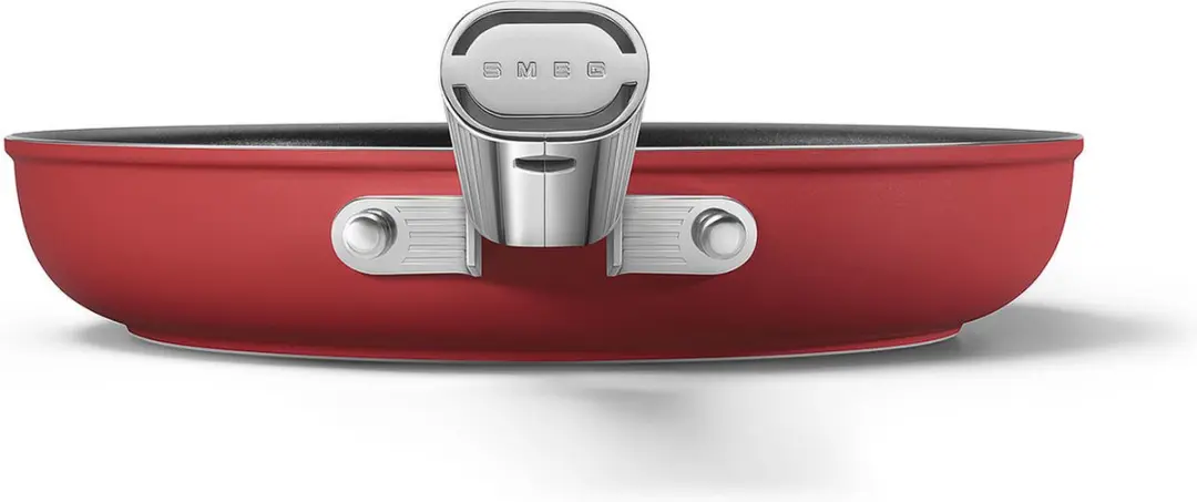 Smeg Koekenpan Rood - Ø26cm Anti-aanbaklaag - afbeelding 4 van 6