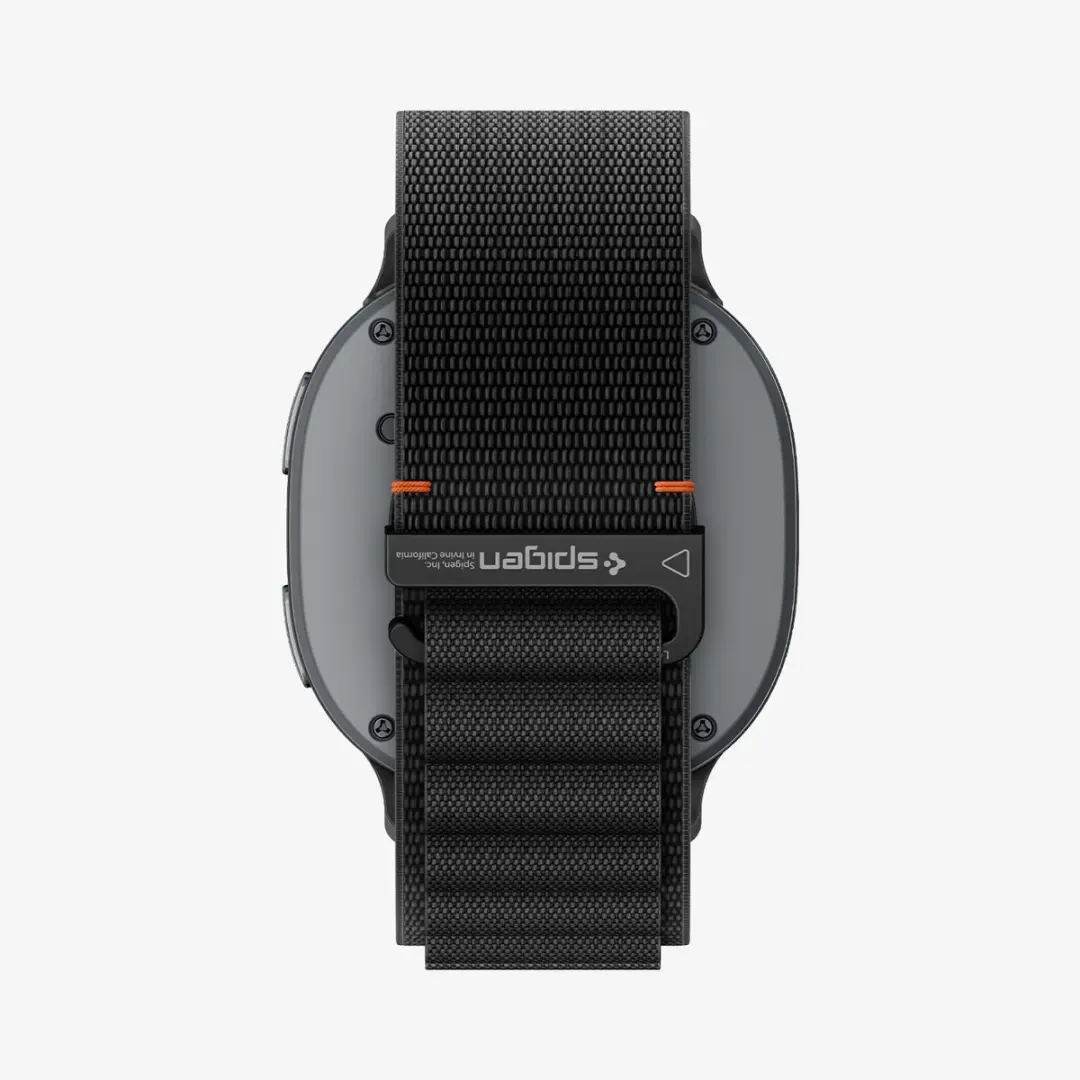 Spigen WBF1 Bandje Zwart - Samsung Galaxy Watch 40/44/46mm