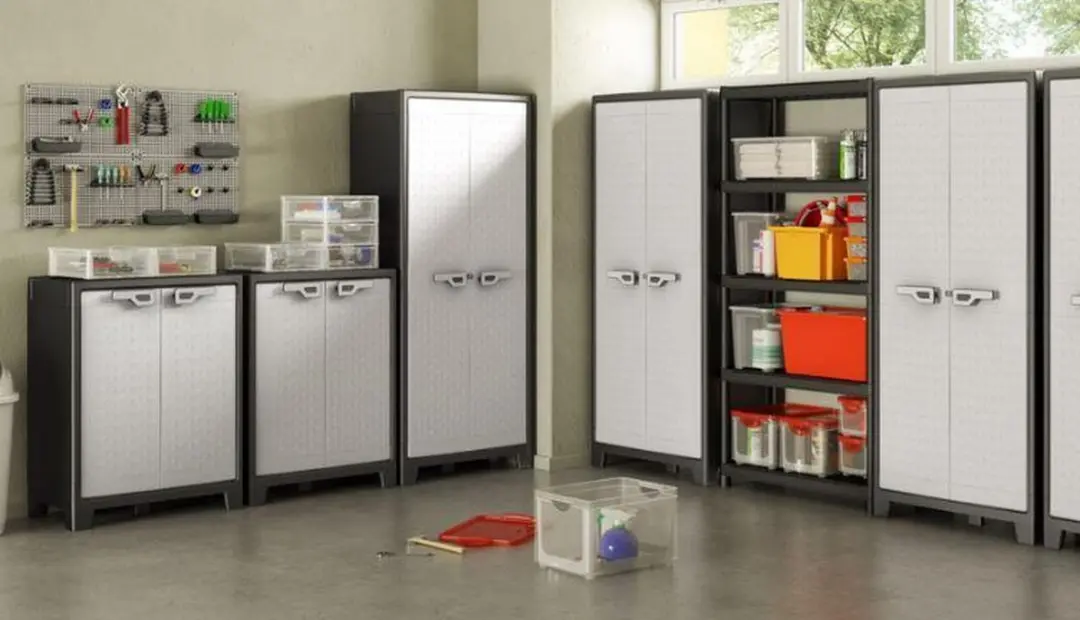 Keter Titan Hoge Kast 8 Planken 80x44x182cm Antraciet/Grijs - afbeelding 6 van 6