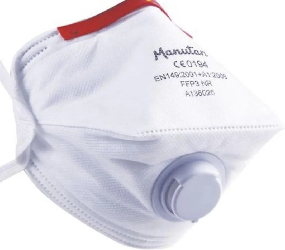 Delta Plus FFP3 Stofmasker - Wit - Met ventiel - afbeelding 6 van 6