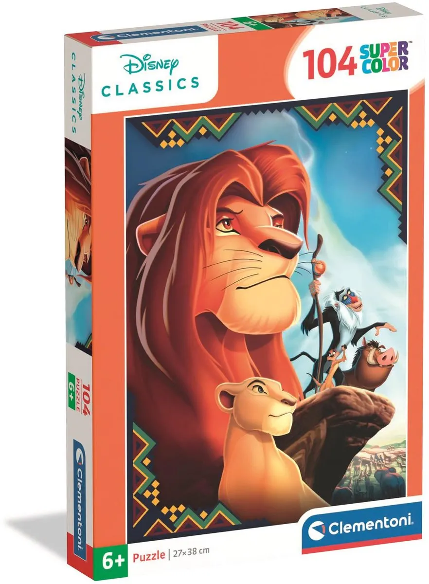 Clementoni Disney Lion King Puzzel 104 Stukjes