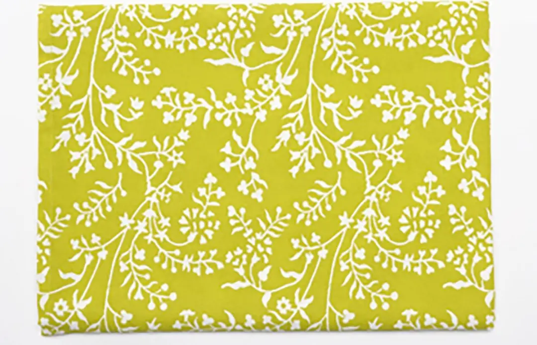 Tint Tafellaken Printed Flowers Souffre 150x250cm