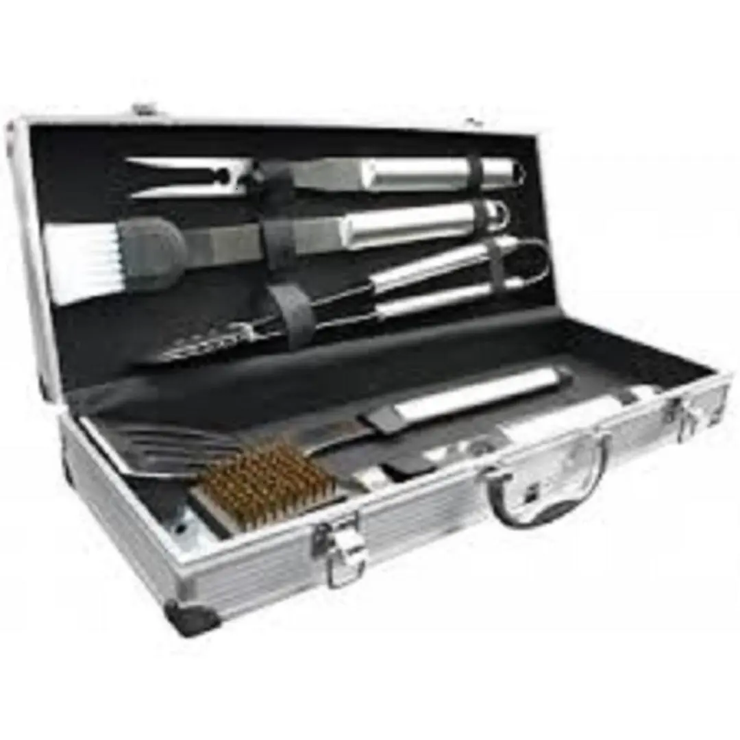 Gusta Barbecue Gereedschapset RVS 6-delig - Zilver