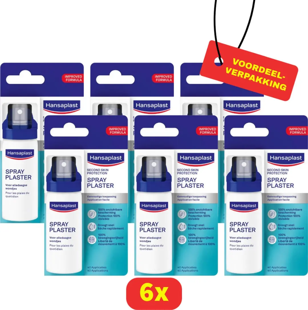 Hansaplast Second Skin Spray Pleister 6x40ml