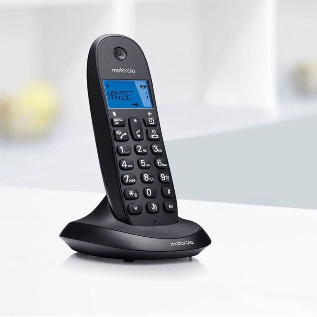 Motorola C1001CBW+ DECT Telefoon - 3 Handsets - Zwart