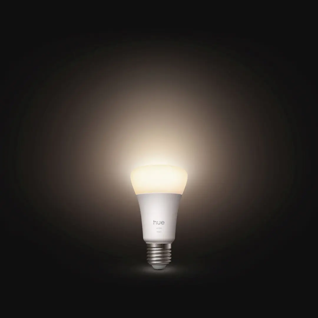 Philips Hue Starterspakket E27 - 4 Lampen Warmwit - Bridge Pro - Zwart