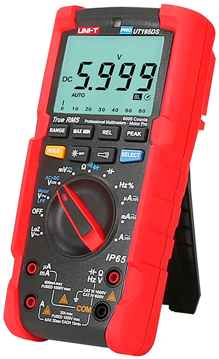 UNI-T UT195M Multimeter - True RMS - Rood/Zwart