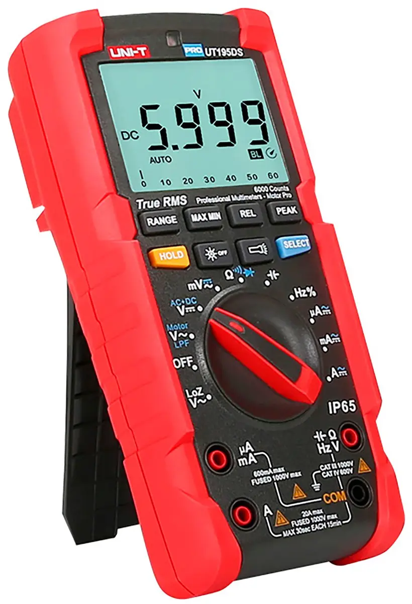 UNI-T UT195M Multimeter - True RMS - Rood/Zwart