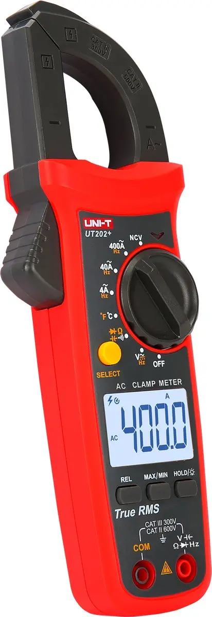 UNI-T UT202+ True RMS Tangmeter - Automatische Bereikselectie - afbeelding 3 van 6