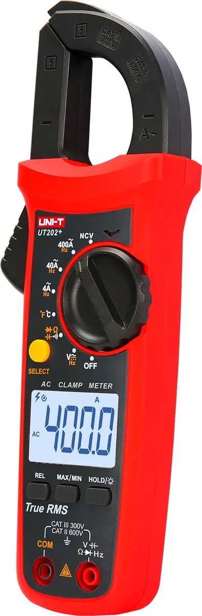 UNI-T UT202+ True RMS Tangmeter - Automatische Bereikselectie - afbeelding 2 van 6