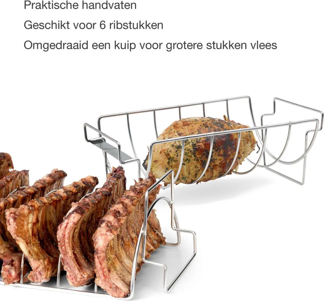 Barbecook Spareribs Houder RVS - Inox