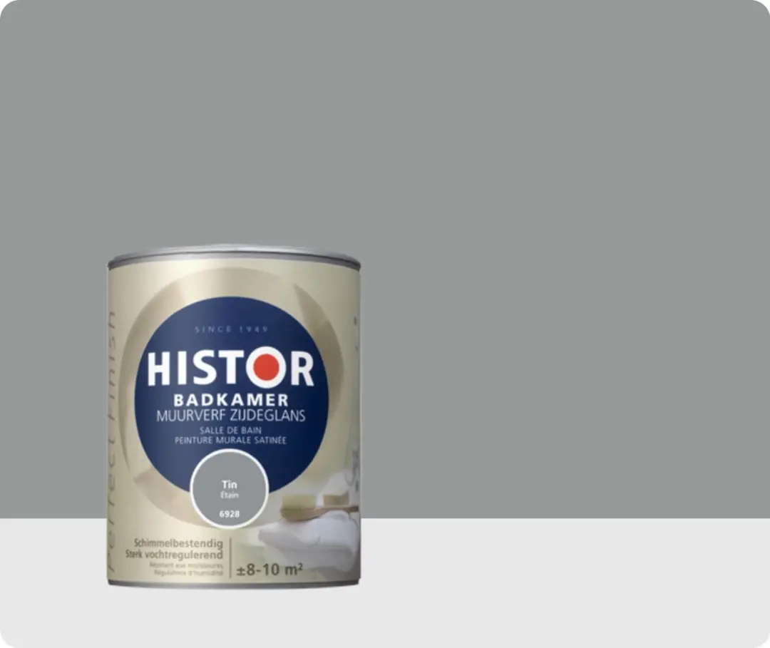 Histor Perfect Finish Badkamer Muurverf Zijdeglans 1L
