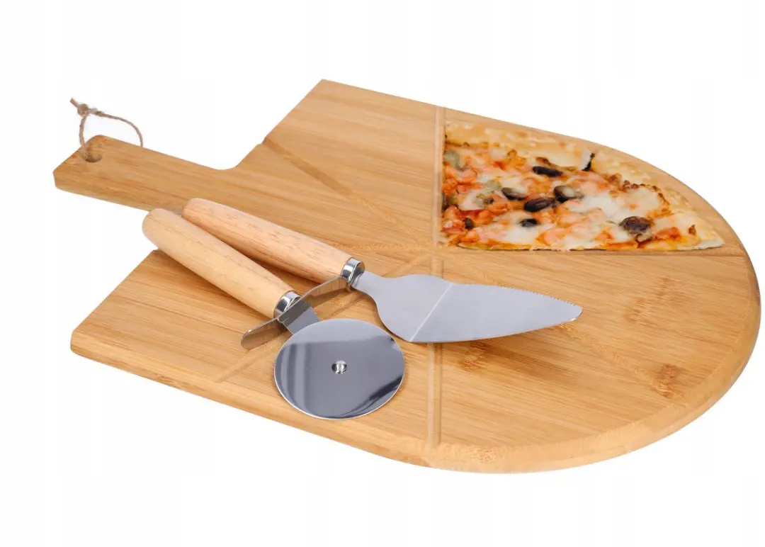 Excellent Houseware Pizzaplank met accessoires