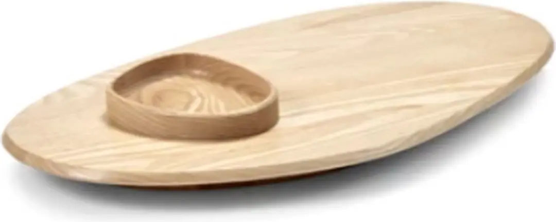Serax Kelly Wearstler Dune Dienblad met Bowl 60.5x34.5cm - Lichtbruin