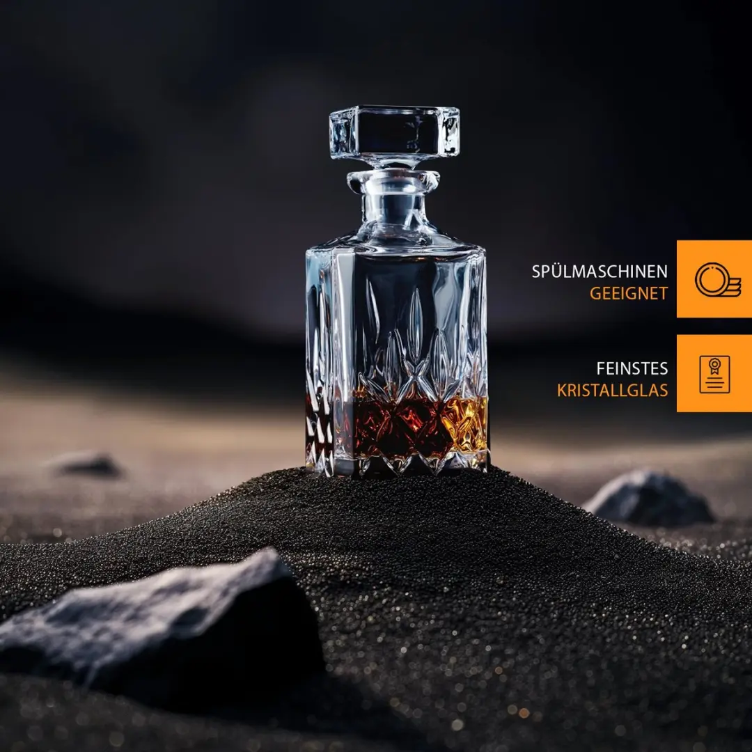 Nachtmann Noblesse Whiskyset 3-delig - 0,75L - Transparant - afbeelding 6 van 6