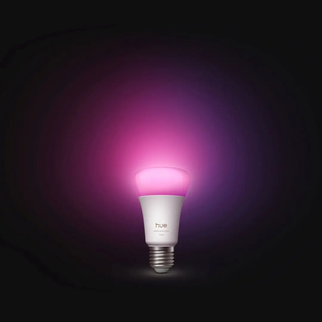 Philips Hue Starterspakket E27 - 4 Lampen RGBW - Incl. Bridge & Dimmer - Zwart