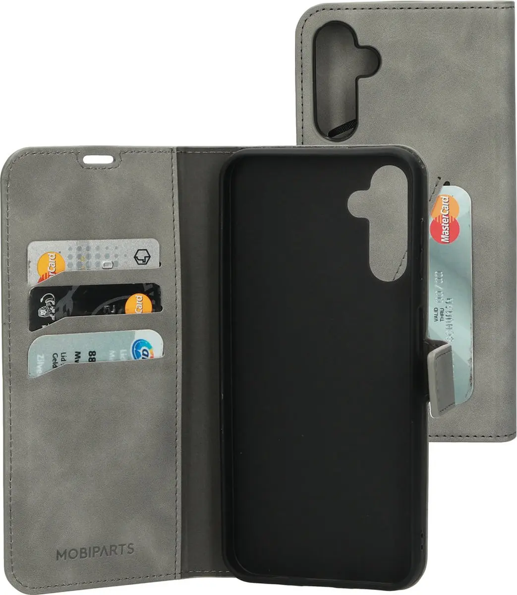 Mobiparts MP-123707 Hoesje Samsung Galaxy A14 Wallet Grijs