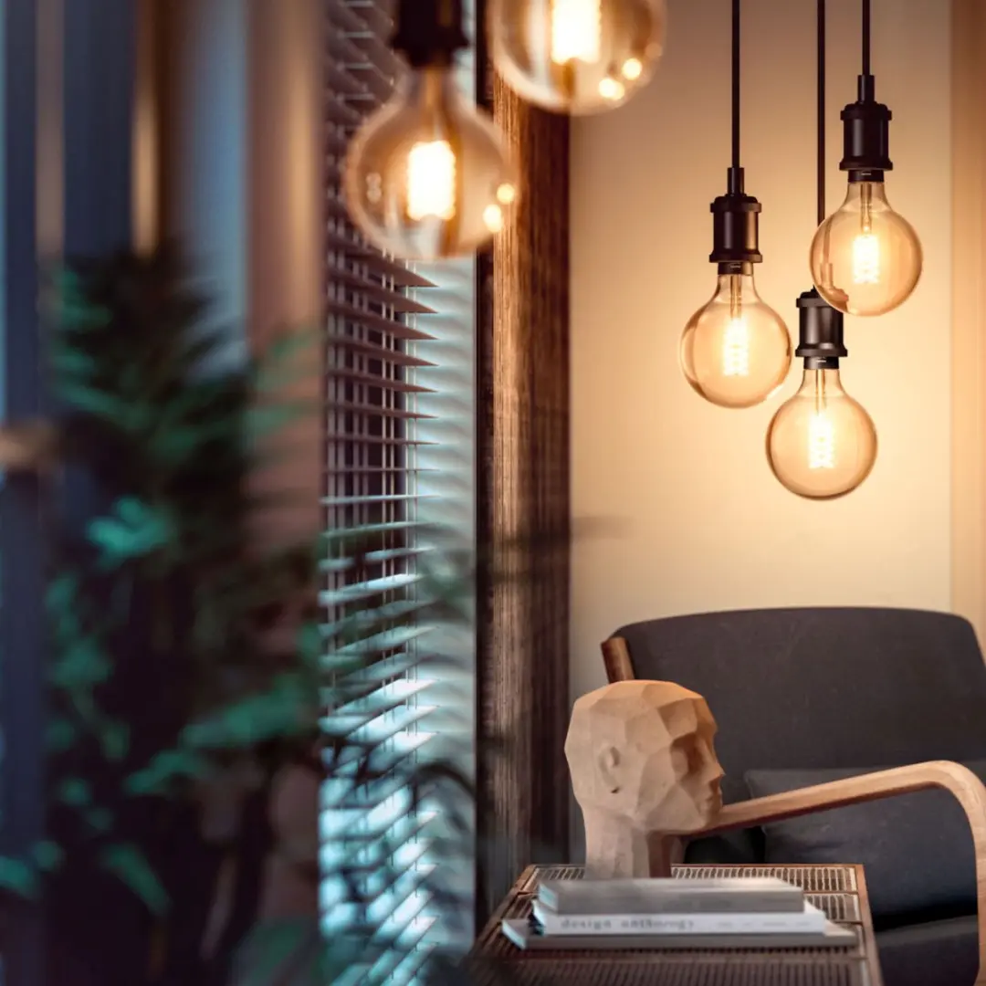 Philips Hue Starterpakket E27 - 3x Goud Filamentlampen Warmwit