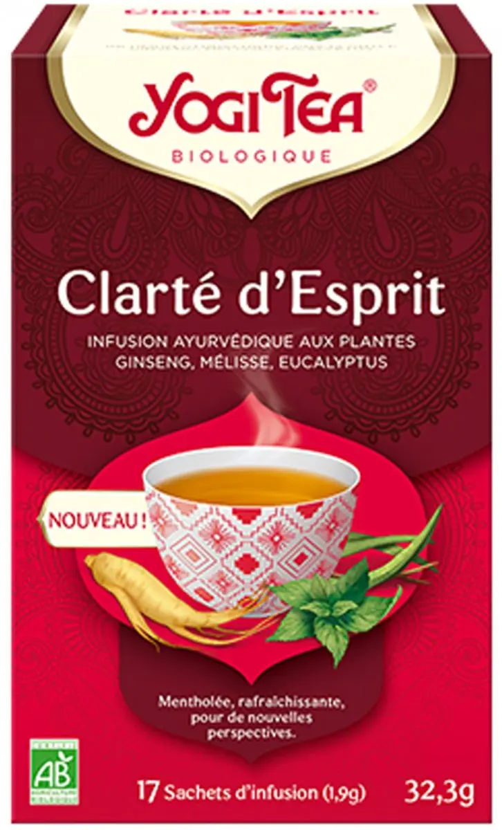 Yogi Tea Clarté D'Esprit Bio 17 Zakjes