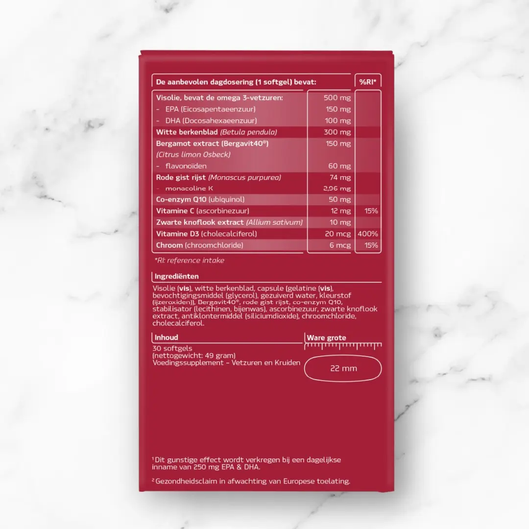 Synofit Cardio Care 30 Softgels - afbeelding 2 van 6