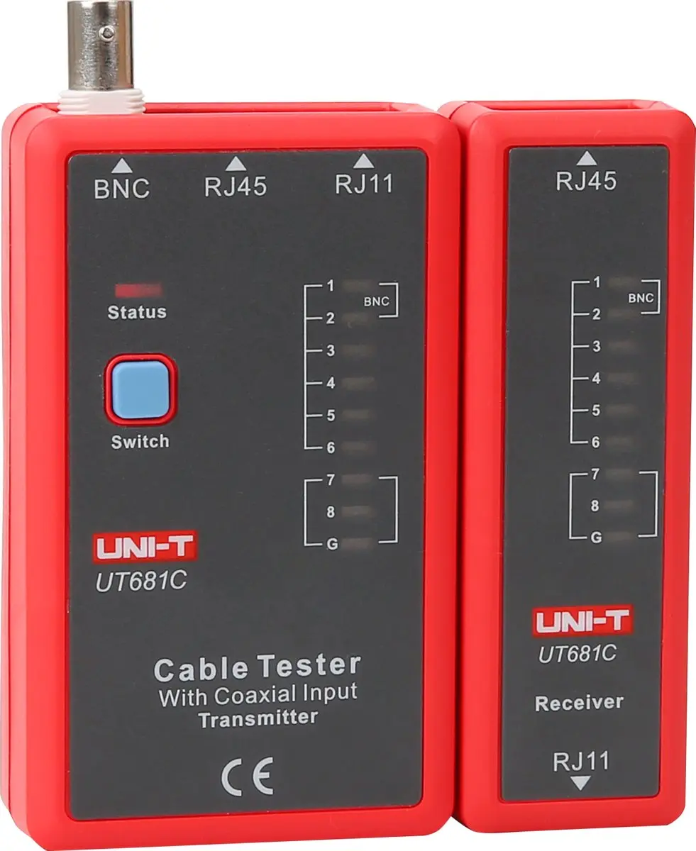 UNI-T UT681C Telefoonlijn Tester - RJ45/RJ11/BNC