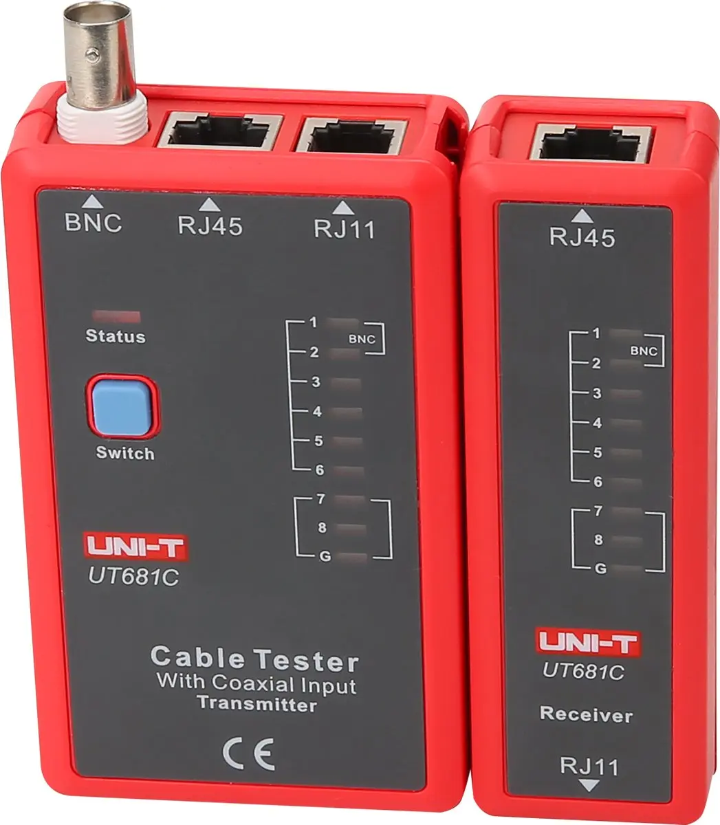 UNI-T UT681C Telefoonlijn Tester - RJ45/RJ11/BNC