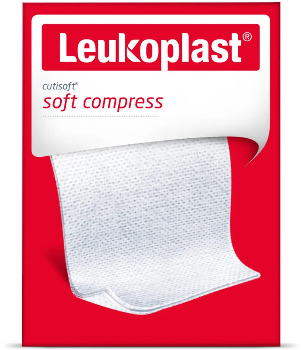 Leukoplast Cutisoft Verbandgaas 7,5x7,5cm