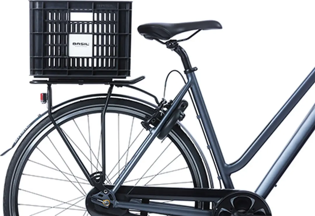 Basil Fietskrat M MIK - 29,5 Liter - Zwart - afbeelding 6 van 6