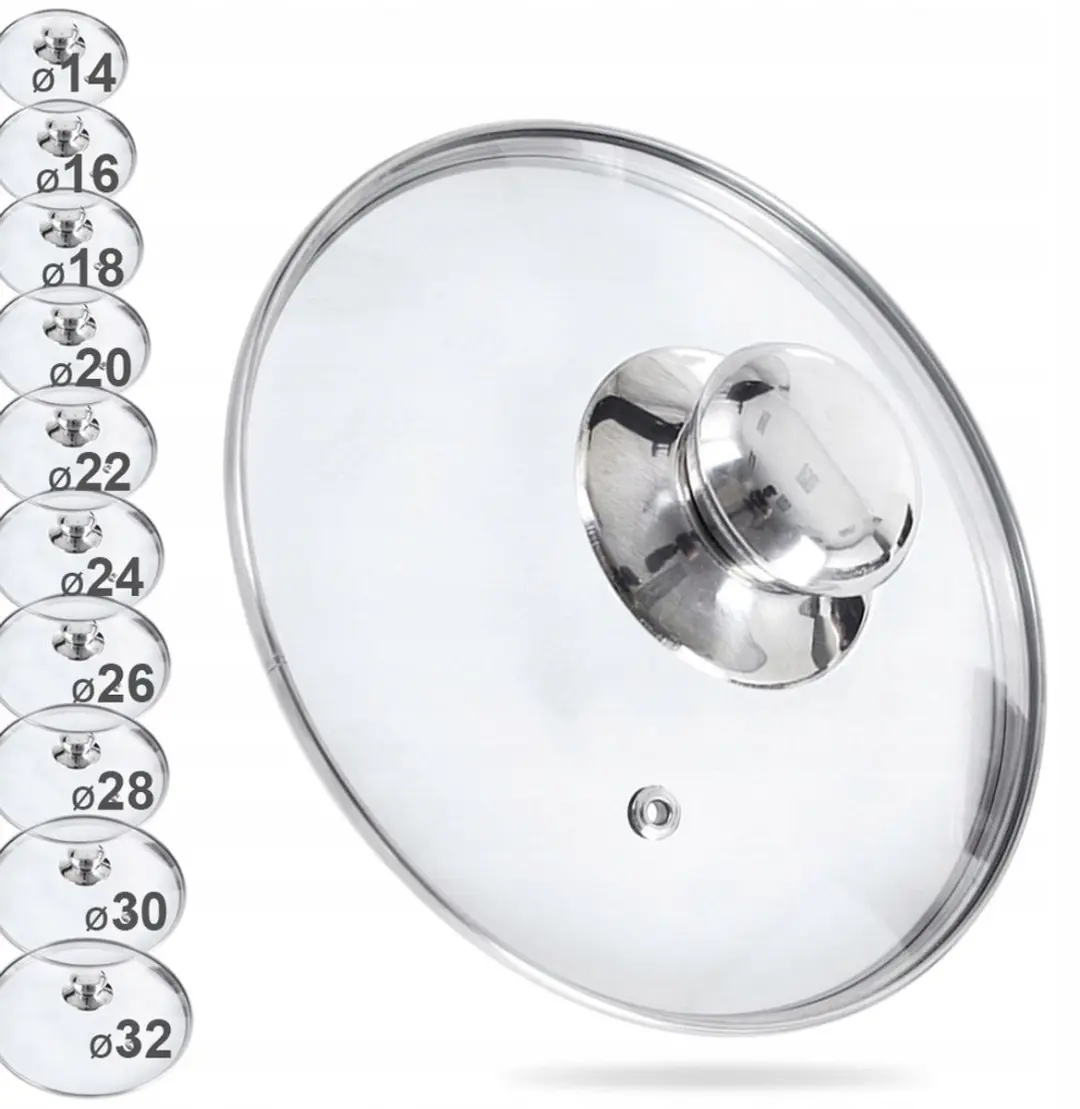 Orion Universele Glazen Pan Deksel 14cm