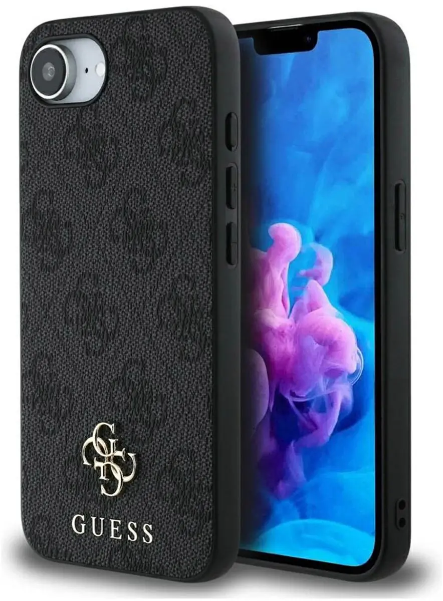 Guess GUHMP164GBK Telefoonhoesje - iPhone 16e - Zwart