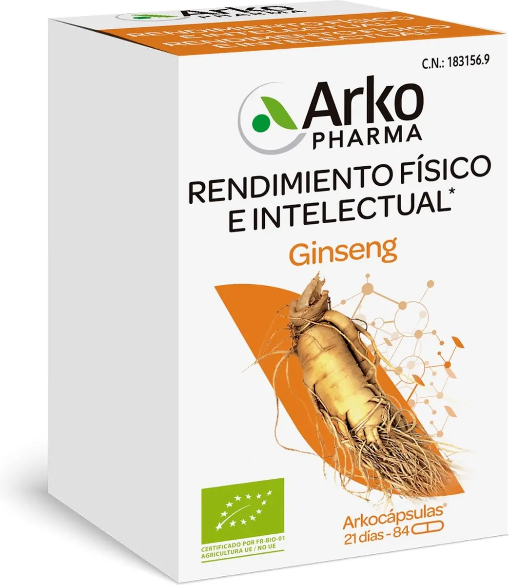 Arkopharma Ginseng Arkocaps 84 capsules