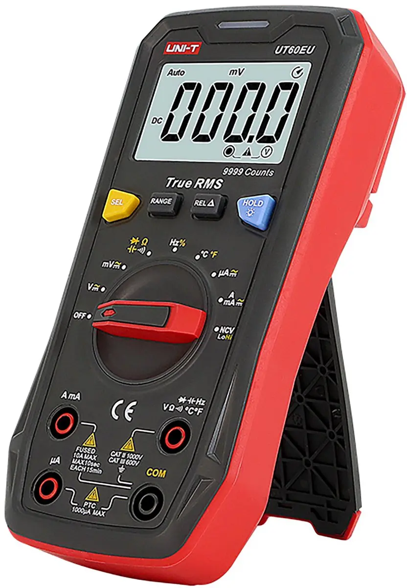 UNI-T UT60EU Multimeter - True RMS - NCV - Rood/Grijs