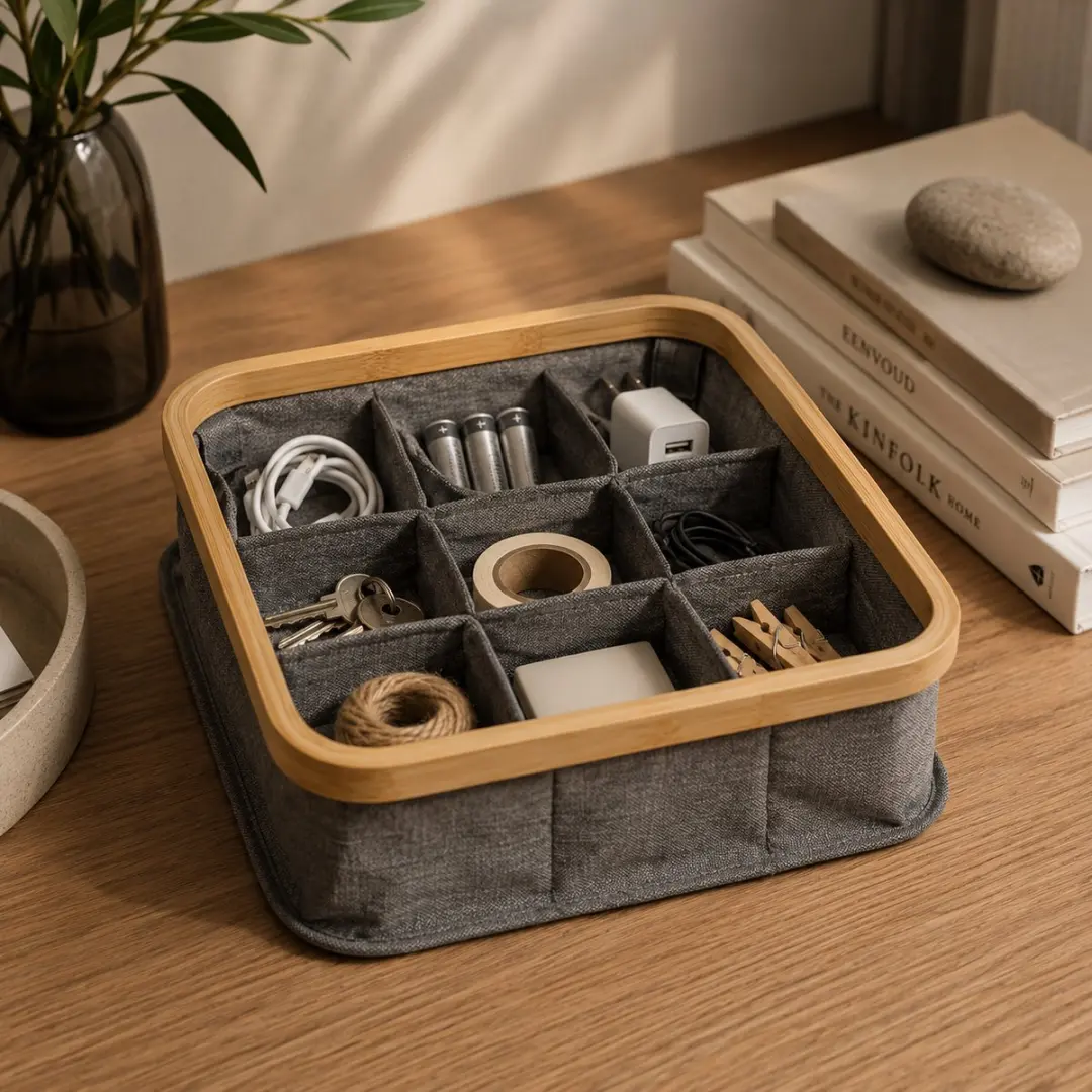Alpina Opbergmand 9 Vakken - 30x30x9cm - 6 Liter