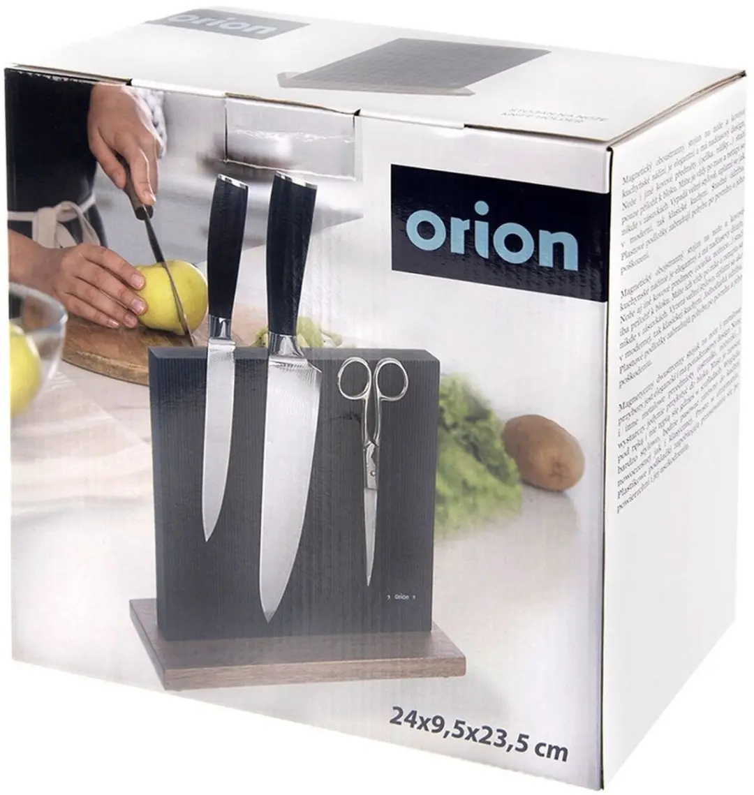 Orion Black Serie Magnetisch Mesblok 24x24cm - Acaciahout