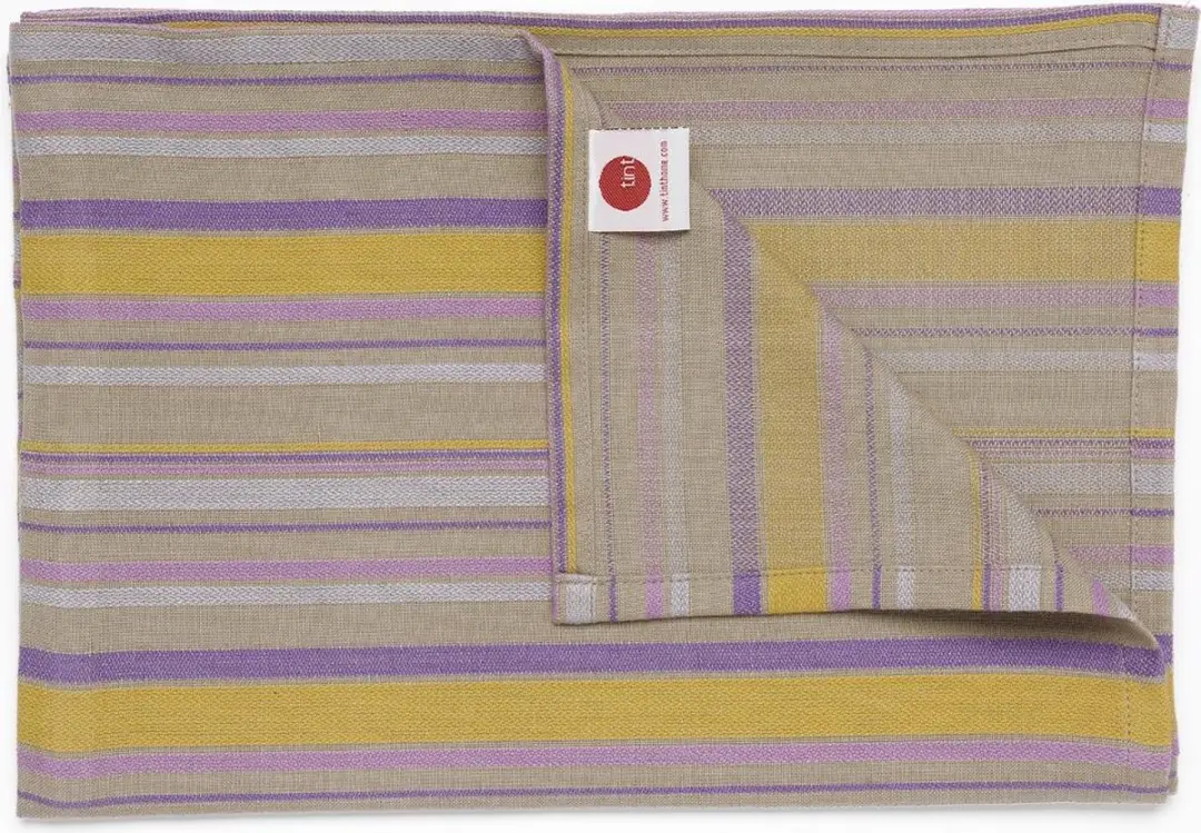 Tint Tafelkleed 150x250cm Striped Satin