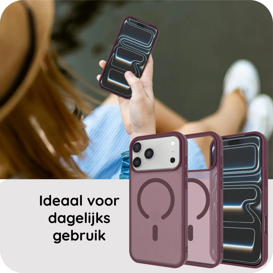 Just in Case iPhone 17 Pro MagSafe Hoesje MAP2937AE6M - Rood